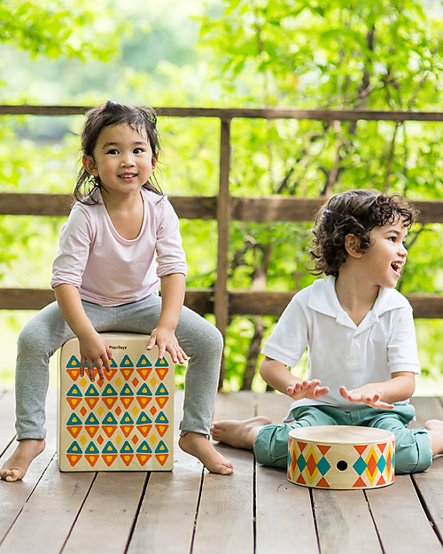 PlanToys Wooden Toy Rhythm Box - Learn music while having fun! Musical Instruments