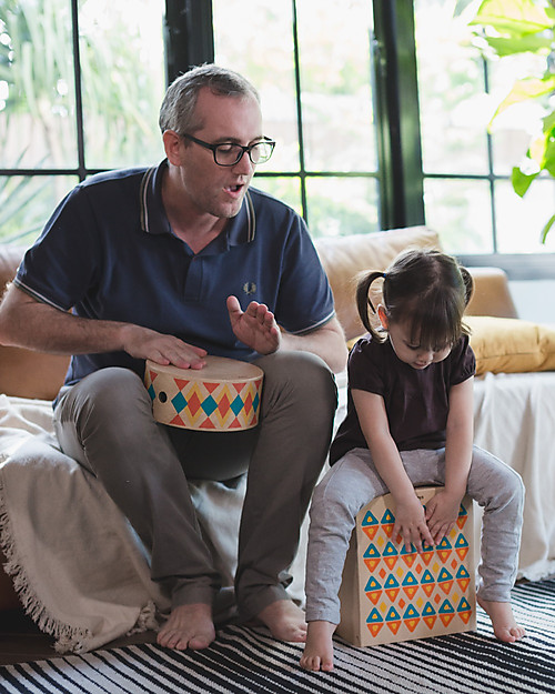 PlanToys Wooden Toy Rhythm Box - Learn music while having fun! Musical Instruments