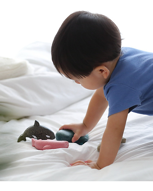 PlanToys Wooden Toy Sea Life Set Wooden Animals