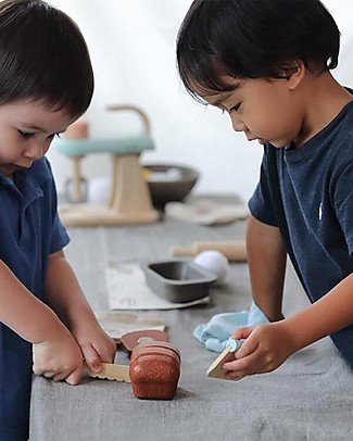 PlanToys Wooden Toy Set Breadloaf Toy Kitchens
