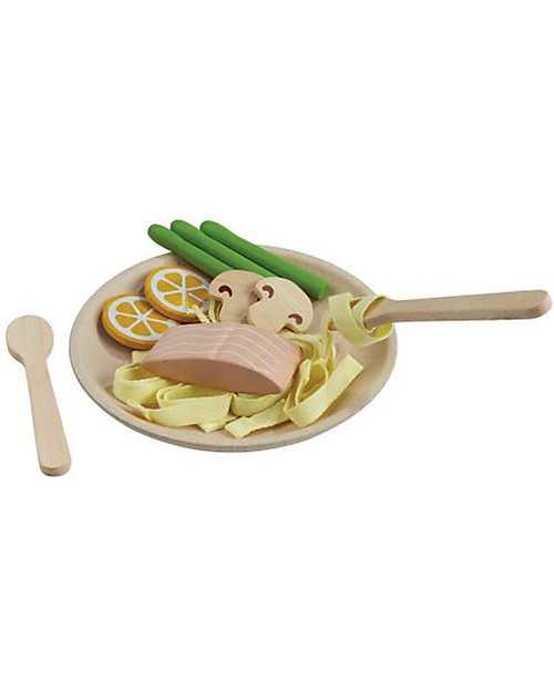PlanToys Wooden Toy Set Pasta Wooden Food