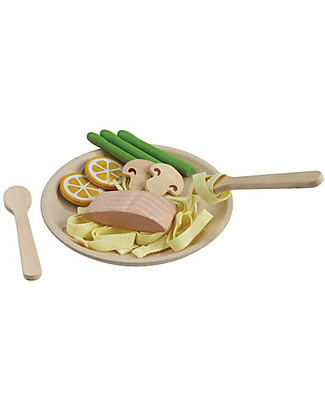 PlanToys Wooden Toy Set Pasta Wooden Food