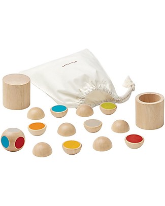 PlanToys Wooden Toy Set - Shake n Flip - Eco-friendly and fun! Montessori Toys