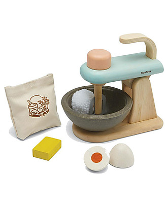 PlanToys Wooden Toy Set Standmixer Toy Kitchens