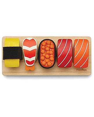 PlanToys Wooden Toy Set Sushi Wooden Food