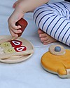 PlanToys Wooden Toy Set Waffle Wooden Food