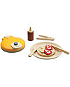 PlanToys Wooden Toy Set Waffle Wooden Food