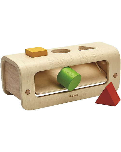 PlanToys Wooden Toy Shape and Sort - Eco-friendly and fun! Wooden Stacking Toys