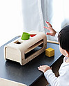 PlanToys Wooden Toy Shape and Sort - Eco-friendly and fun! Wooden Stacking Toys