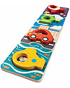 PlanToys Wooden Vehicle Puzzle, 4 pieces - Eco-friendly fun! Puzzles