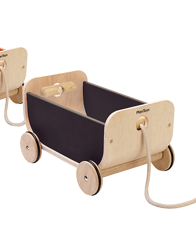 Childrens wooden hot sale wagon