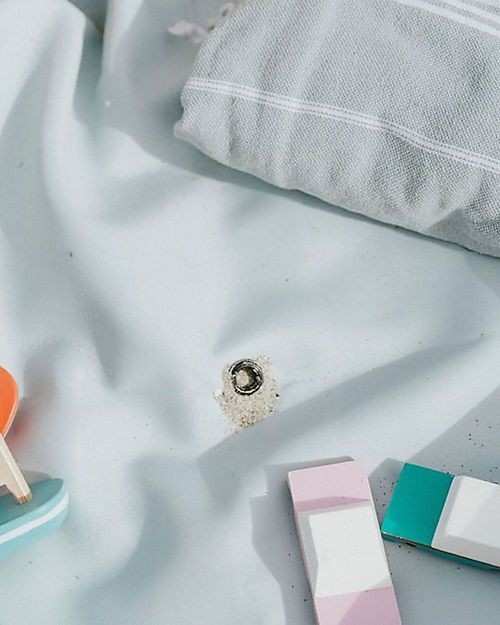 Play&Go 2 in 1 Storage Bag & Playmat - in Cotton - Boats Storage Bag and Playmat