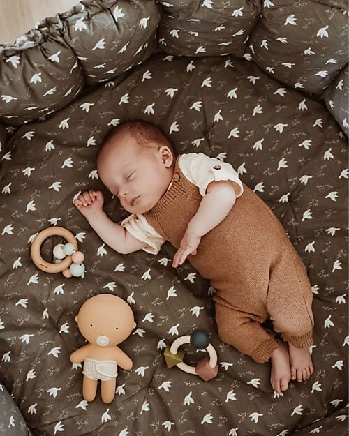 Play&Go 3-in-1 Play Mat - Bloom Bird - 100% Organic Cotton Padded Playmats