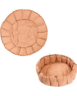 Play&Go 3-in-1 Play Mat - Bloom Fleuri - 100% Organic Cotton Padded Playmats