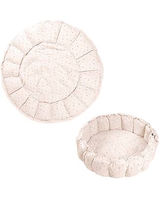 Play&Go 3-in-1 Play Mat - Bloom Moon - 100% Organic Cotton Padded Playmats