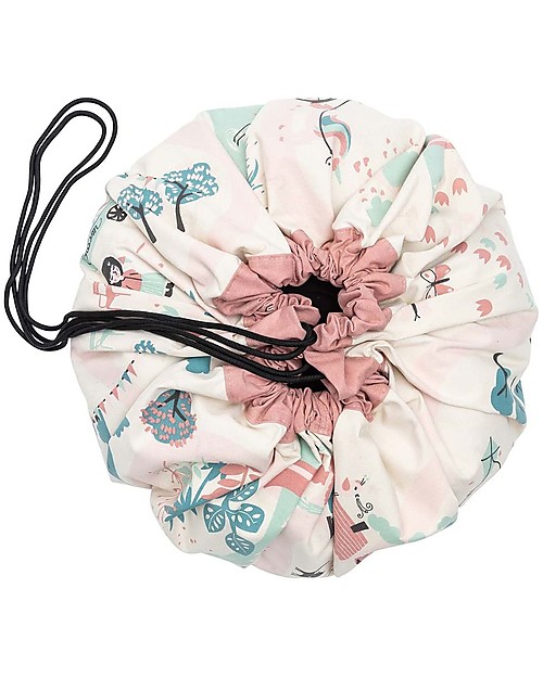 Play&Go 3 in 1 Storage Bag & Playmat in cotton - A walk in the Park Storage Bag and Playmat