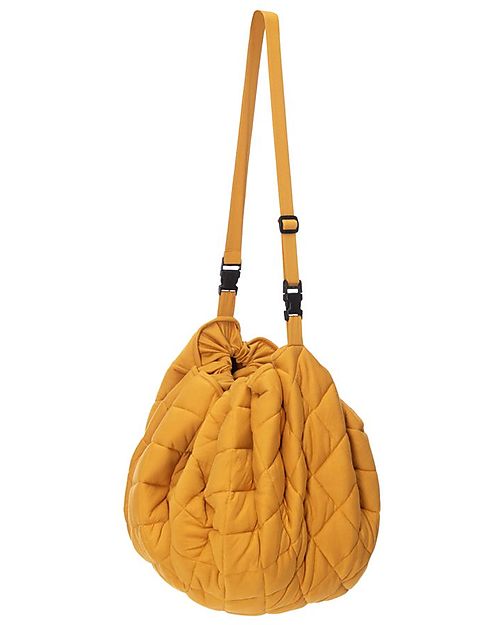 Play&Go 3 in 1 Storage Bag & Playmatt in cotton - Mustard Chai Tea Padded Playmats