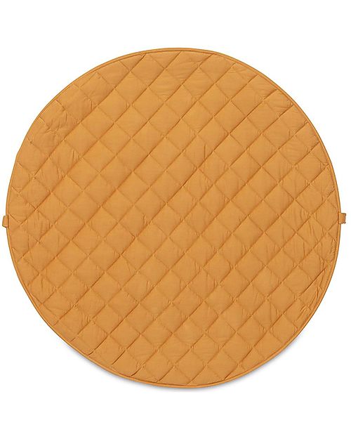 Play&Go 3 in 1 Storage Bag & Playmatt in cotton - Mustard Chai Tea Padded Playmats