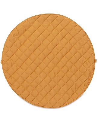 Play&Go 3 in 1 Storage Bag & Playmatt in cotton - Mustard Chai Tea Padded Playmats