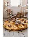 Play&Go 3 in 1 Storage Bag & Playmatt in cotton - Mustard Chai Tea Storage Bag and Playmat