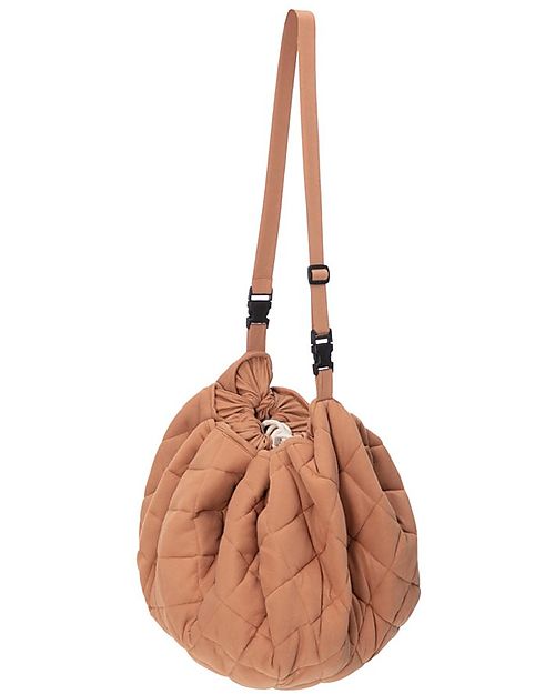Play&Go 3 in 1 Storage Bag & Playmatt in cotton - Tawny Brown Storage Bag and Playmat