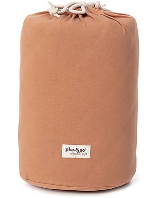 Play&Go 3 in 1 Storage Bag & Playmatt in cotton - Tawny Brown Storage Bag and Playmat