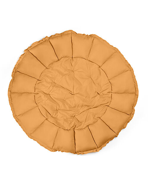 Play&Go 3 in 1 Storage Bag - Playmat and Baby Nest in 100% Organic Cotton - Chai Tea Mustard Storage Bag and Playmat