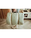 Play&Go 3 in 1 Storage Bag - Playmat and Baby Nest in 100% Organic Cotton - Meadow Green Storage Bag and Playmat