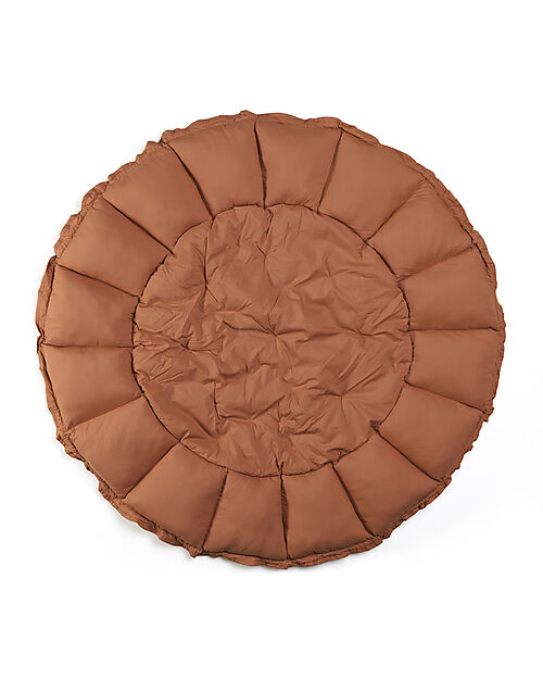 Play&Go 3 in 1 Storage Bag - Playmat and Baby Nest in 100% Organic Cotton - Tawny Brown Padded Playmats