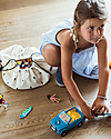 Play&Go Mini Portable 2 in 1 Storage Bag & Playmat in cotton - Thunderbolt Storage Bag and Playmat