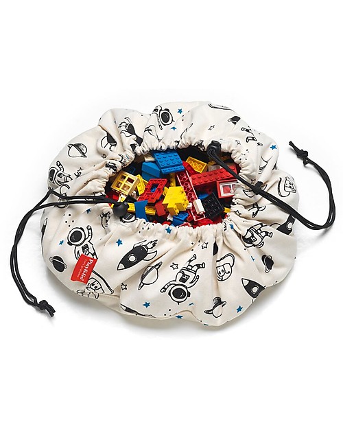 Play&Go Mini Portable Storage Bag in cotton - Space Toy Storage Boxes