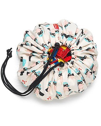 Play&Go Mini Portable Storage Bag in cotton - SuperGirl Toy Storage Boxes