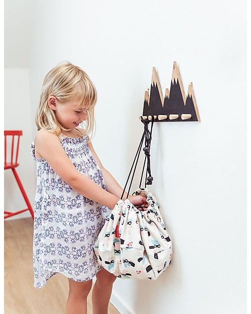 Play&Go Mini Portable Storage Bag in cotton - SuperGirl Toy Storage Boxes