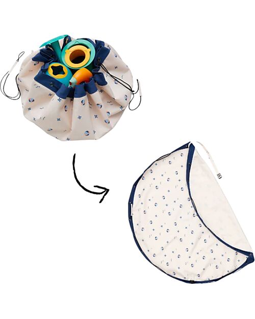 Play&Go Outdoor Storage Bag - with Balloons Storage Bag and Playmat