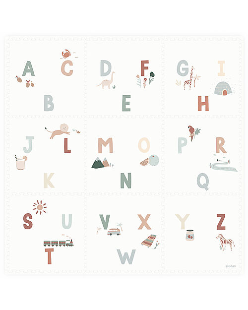 Play&Go Playmat - Alphabets - 180x180 cm - 100% EVA Foam Puzzle Mats