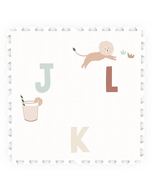 Play&Go Playmat - Alphabets - 180x180 cm - 100% EVA Foam Puzzle Mats