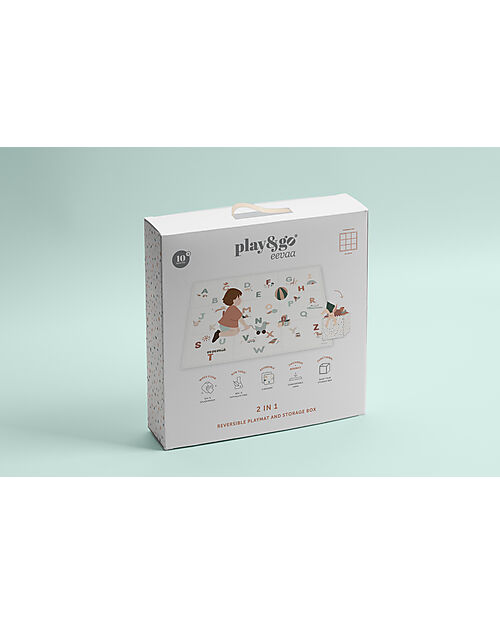 Play&Go Playmat - Alphabets - 180x180 cm - 100% EVA Foam Puzzle Mats