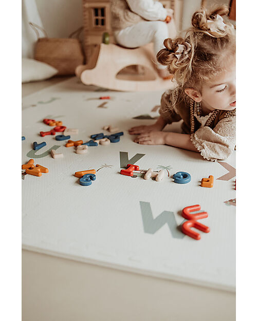 Play&Go Playmat - Alphabets - 180x180 cm - 100% EVA Foam Puzzle Mats