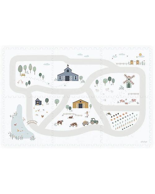 Play&Go Playmat - Farm - 120x180 cm - 100% EVA Foam Puzzle Mats