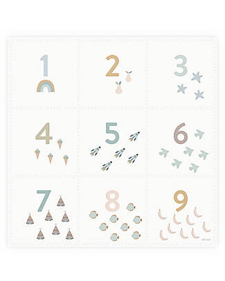 Play&Go Playmat - Numbers - 180x180 cm - 100% EVA Foam Puzzle Mats