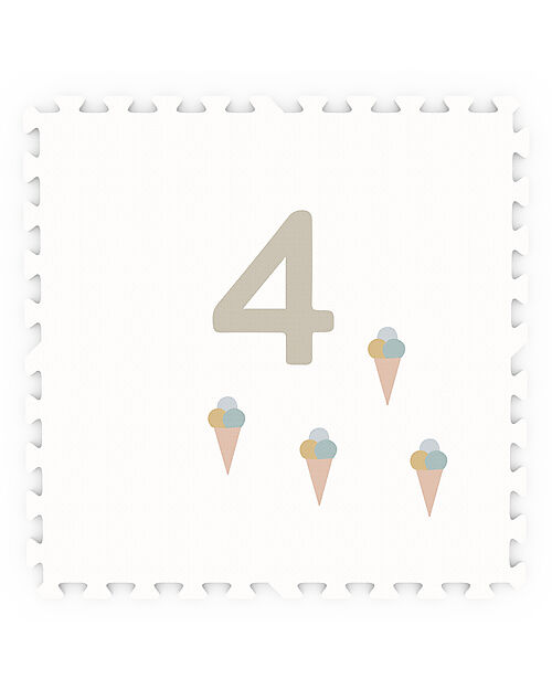 Play&Go Playmat - Numbers - 180x180 cm - 100% EVA Foam Puzzle Mats