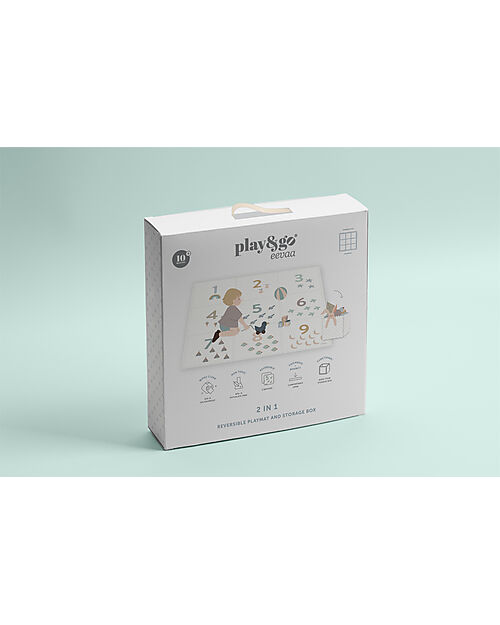 Play&Go Playmat - Numbers - 180x180 cm - 100% EVA Foam Puzzle Mats