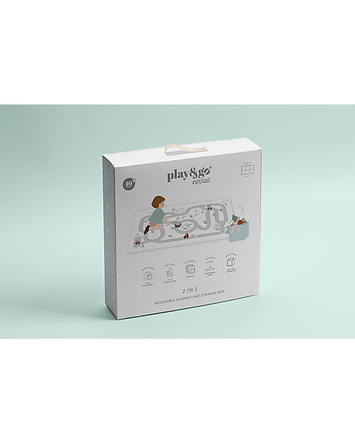 Play&Go Playmat - Road - 120x180 cm - 100% EVA Foam Puzzle Mats