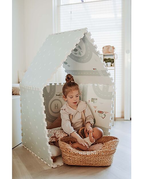 Play&Go Playmat - Road - 120x180 cm - 100% EVA Foam Puzzle Mats