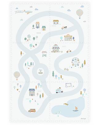 Play&Go Playmat - Village - 120x180 cm - 100% EVA Foam Puzzle Mats