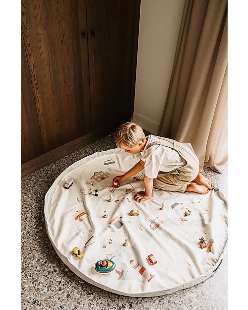 Play&Go Portable 2 in 1 Storage Bag & Playmat - City Storage Bag and Playmat