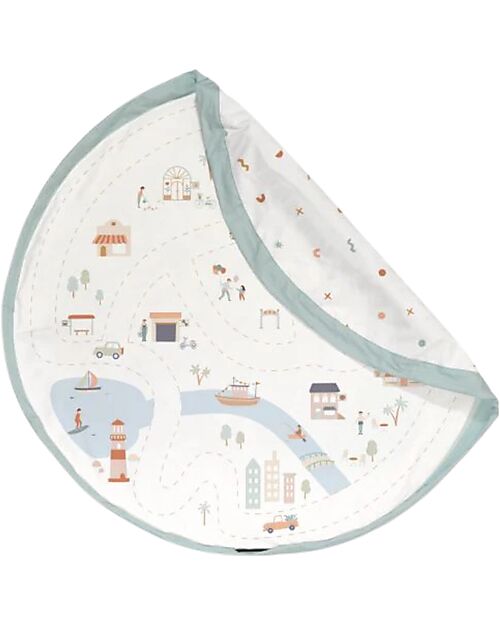 Play&Go Portable 2 in 1 Storage Bag & Playmat - City Storage Bag and Playmat