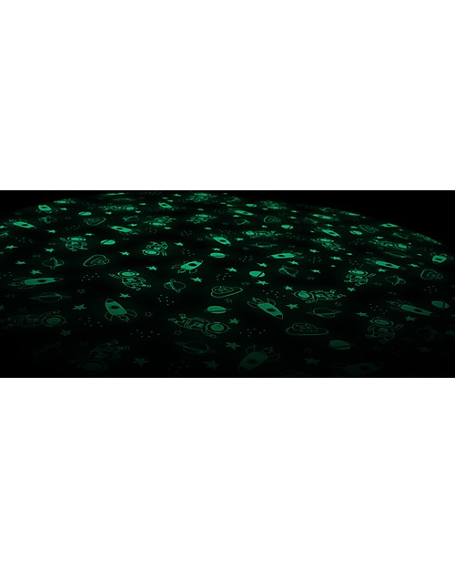 Play&Go Portable 2 in 1 Storage Bag & Playmat in cotton - Space - Glow in the Dark Storage Bag and Playmat