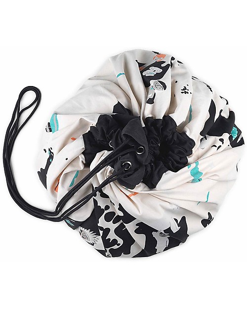 Play&Go Portable 2 in 1 Storage Bag & Playmat in cotton - WorldMap Storage Bag and Playmat