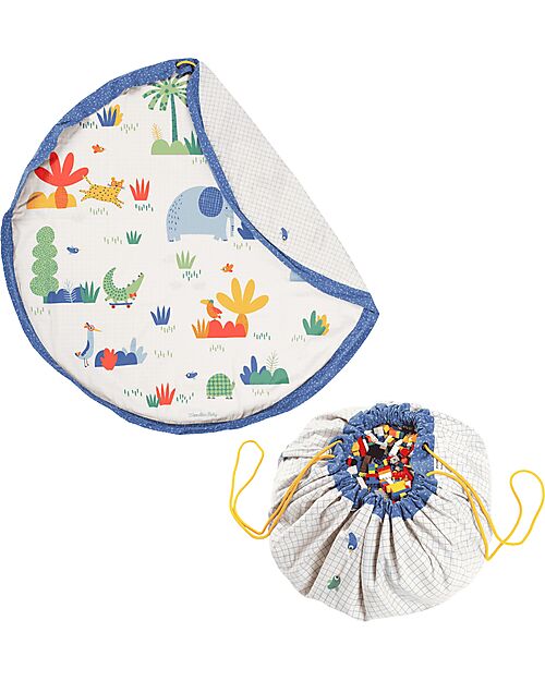 Play&Go Portable 2 in 1 Storage Bag & Playmat - Moulin roty Toupities Storage Bag and Playmat
